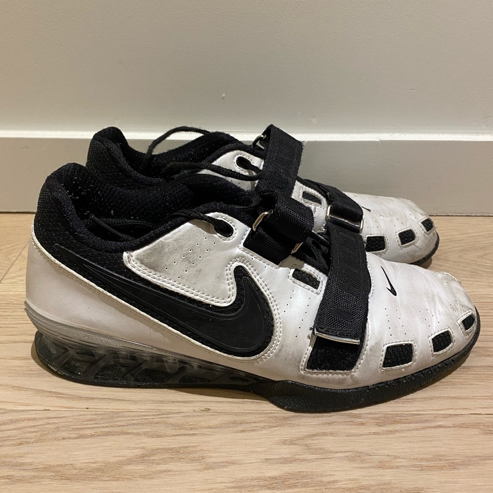 Nike Romaleo 2 Weightlifting Shoe - Black/White/Grey, Size 9.5